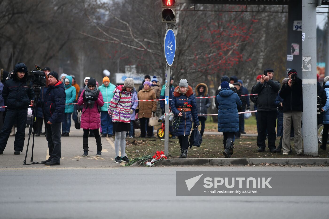 Aftermath of apartment house collapse in Izhevsk