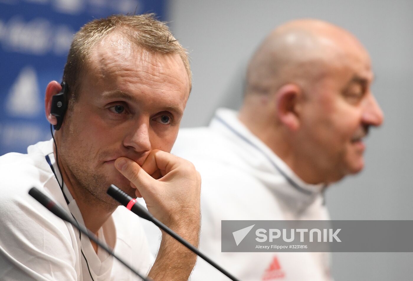 Football. Russian national team training session