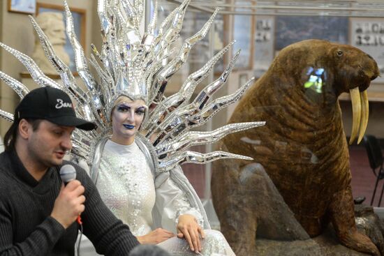 Presentation of Zapashny Brothers' new year show 'Snow Queen' in St. Petersburg