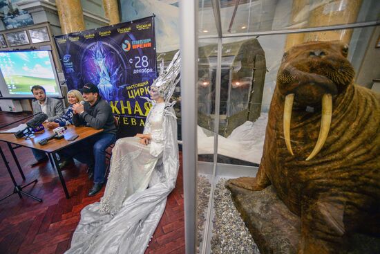 Presentation of Zapashny Brothers' new year show 'Snow Queen' in St. Petersburg