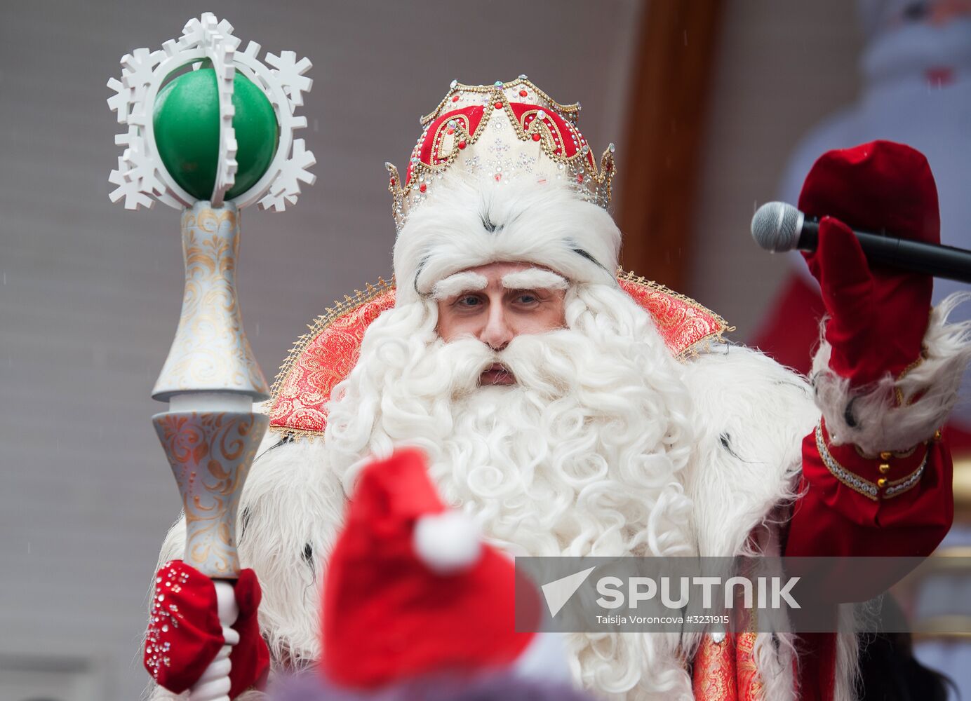 Father Frost from Veliky Ustyug visits Tomsk