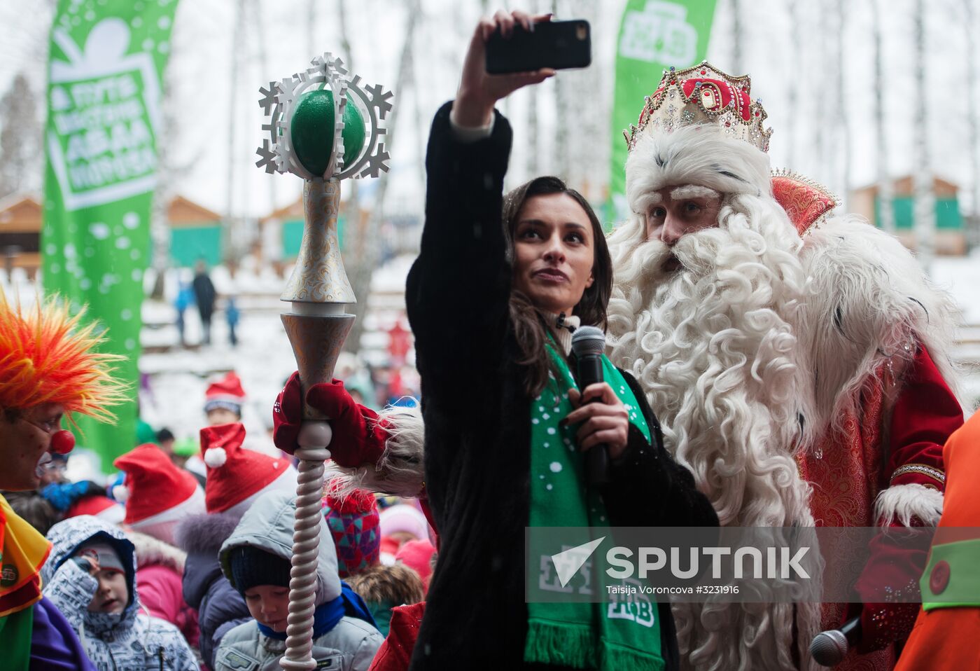 Father Frost from Veliky Ustyug visits Tomsk