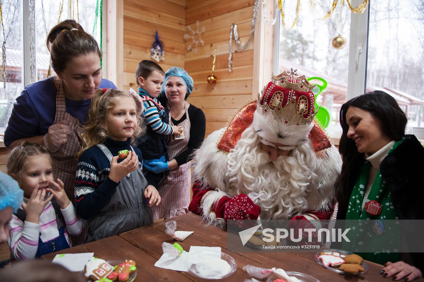 Father Frost from Veliky Ustyug visits Tomsk
