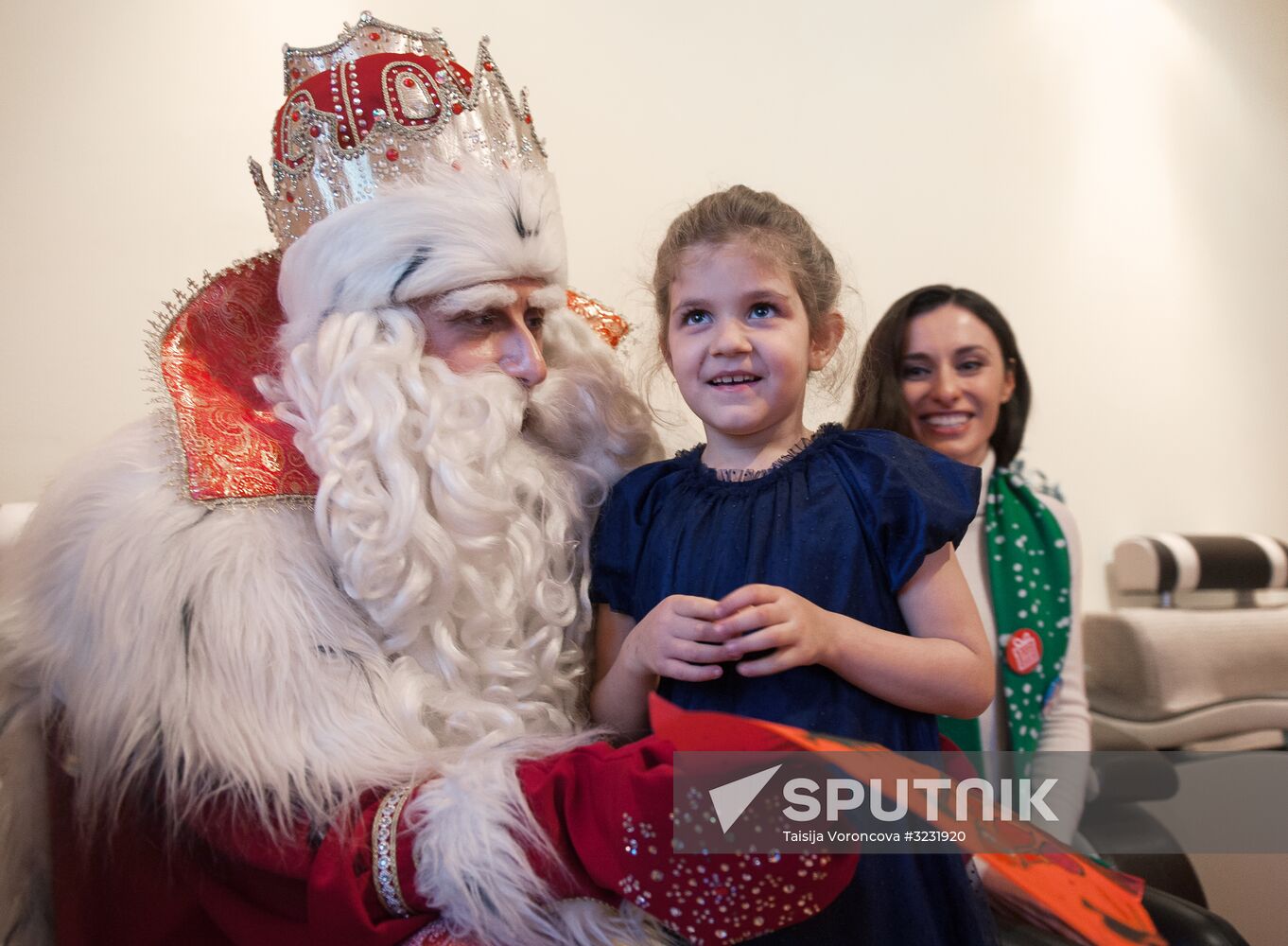 Father Frost from Veliky Ustyug visits Tomsk