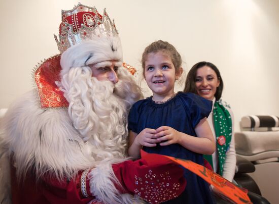 Father Frost from Veliky Ustyug visits Tomsk