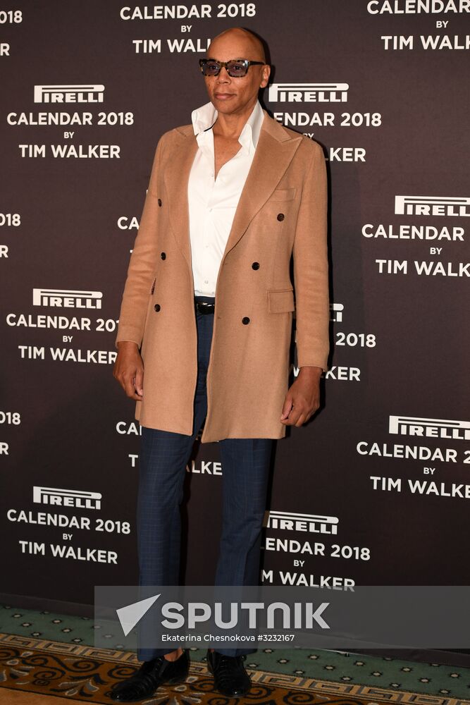 Pirelli 2018 calendar presented in New York City