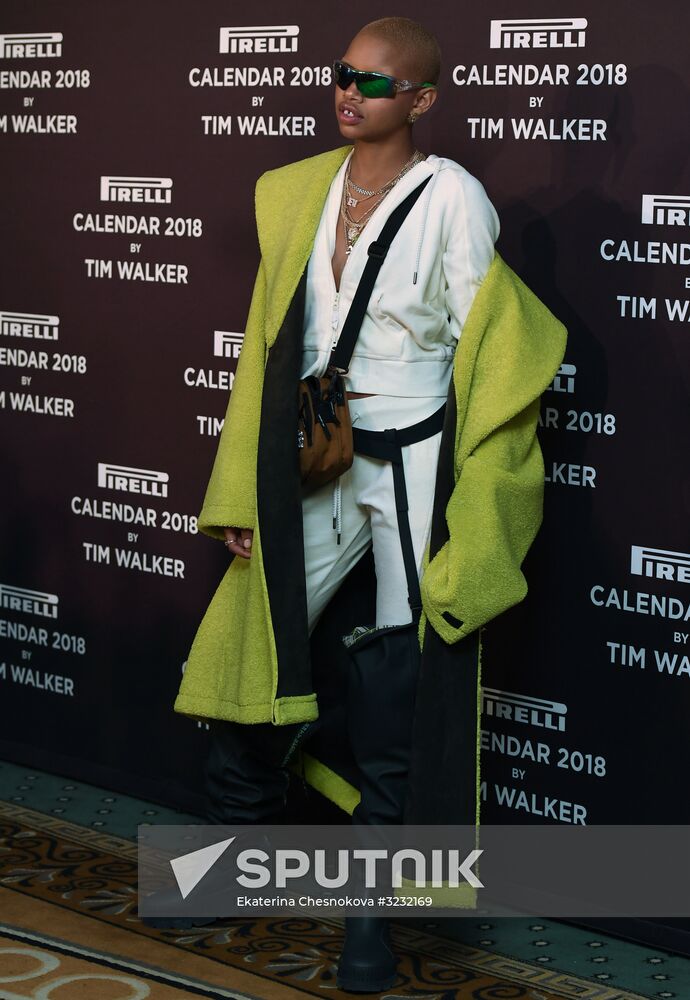 Pirelli 2018 calendar presented in New York City