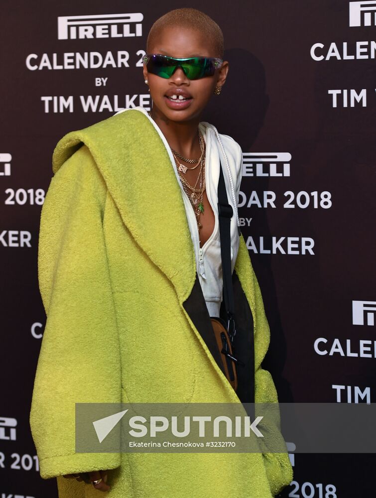 Pirelli 2018 calendar presented in New York City