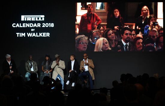 Pirelli 2018 calendar presented in New York City