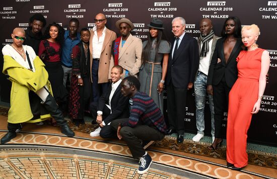 Pirelli 2018 calendar presented in New York City