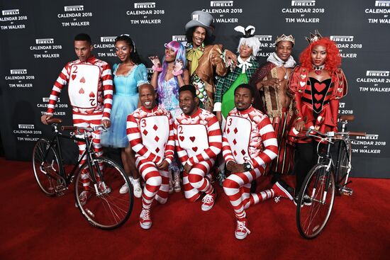 Pirelli 2018 calendar presented in New York City