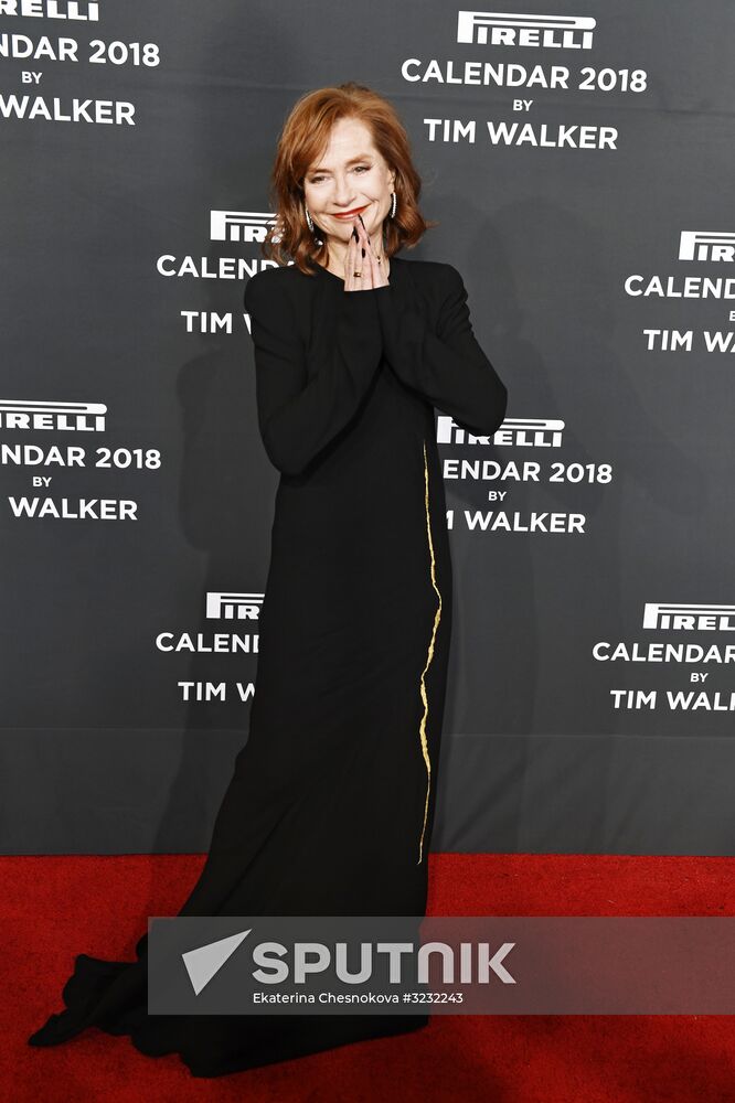 Pirelli 2018 calendar presented in New York City