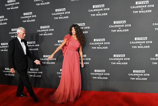 Pirelli 2018 calendar presented in New York City