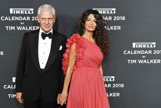Pirelli 2018 calendar presented in New York City