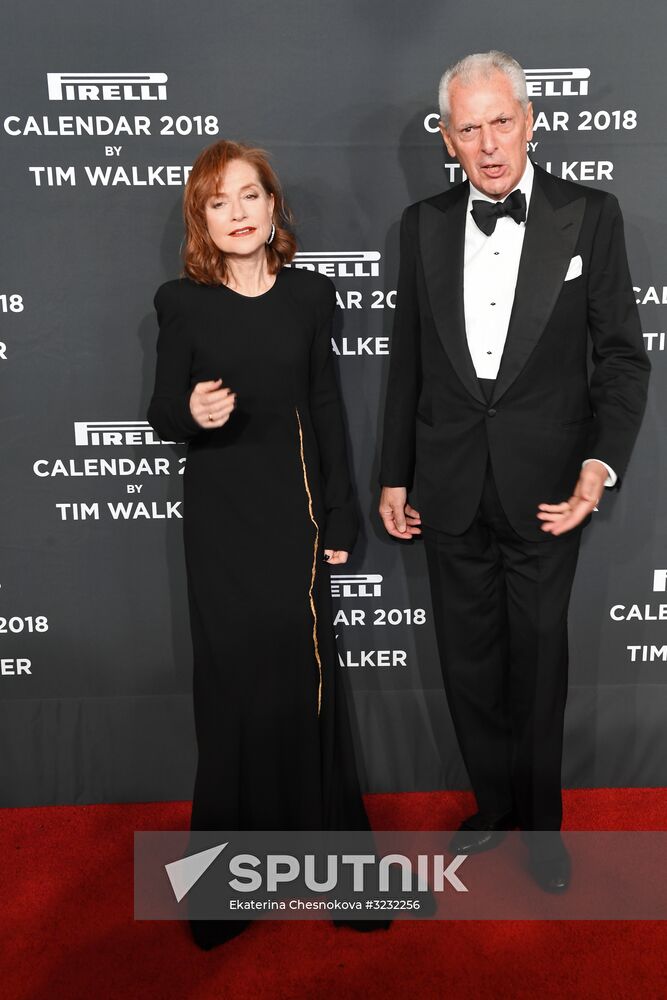 Pirelli 2018 calendar presented in New York City