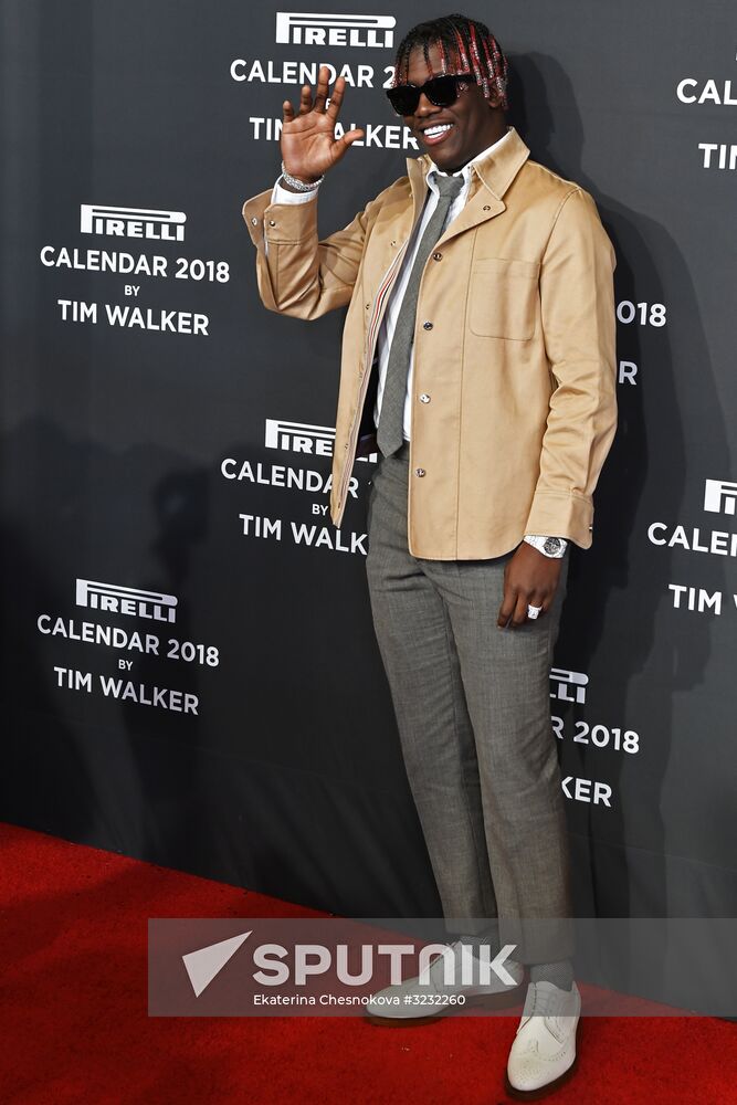 Pirelli 2018 calendar presented in New York City