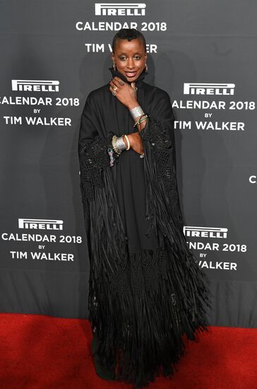 Pirelli 2018 calendar presented in New York City