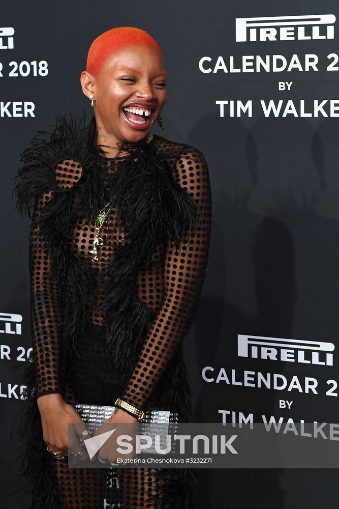 Pirelli 2018 calendar presented in New York City
