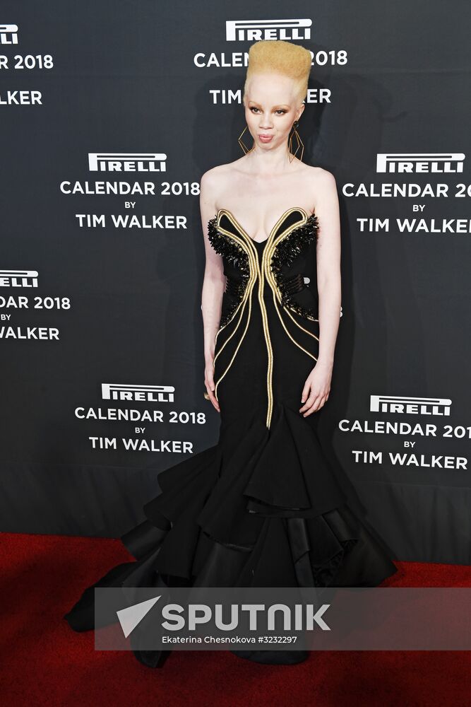 Pirelli 2018 calendar presented in New York City