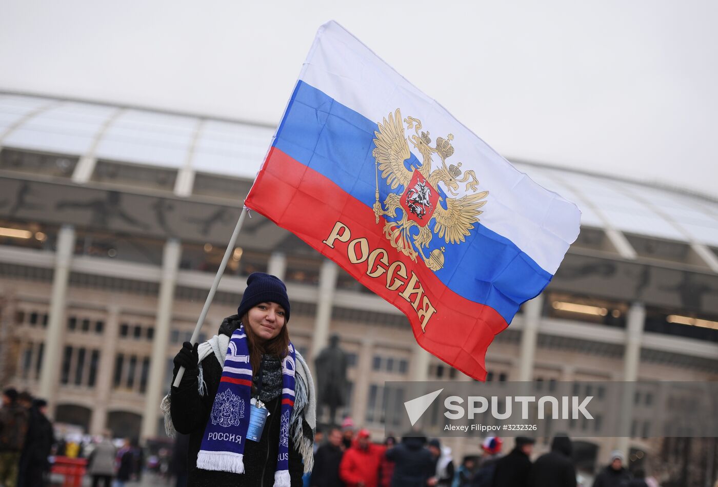 Football friendly Russia vs. Argentine
