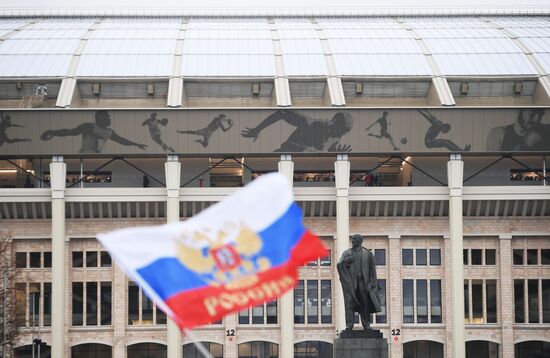 Football friendly Russia vs. Argentine