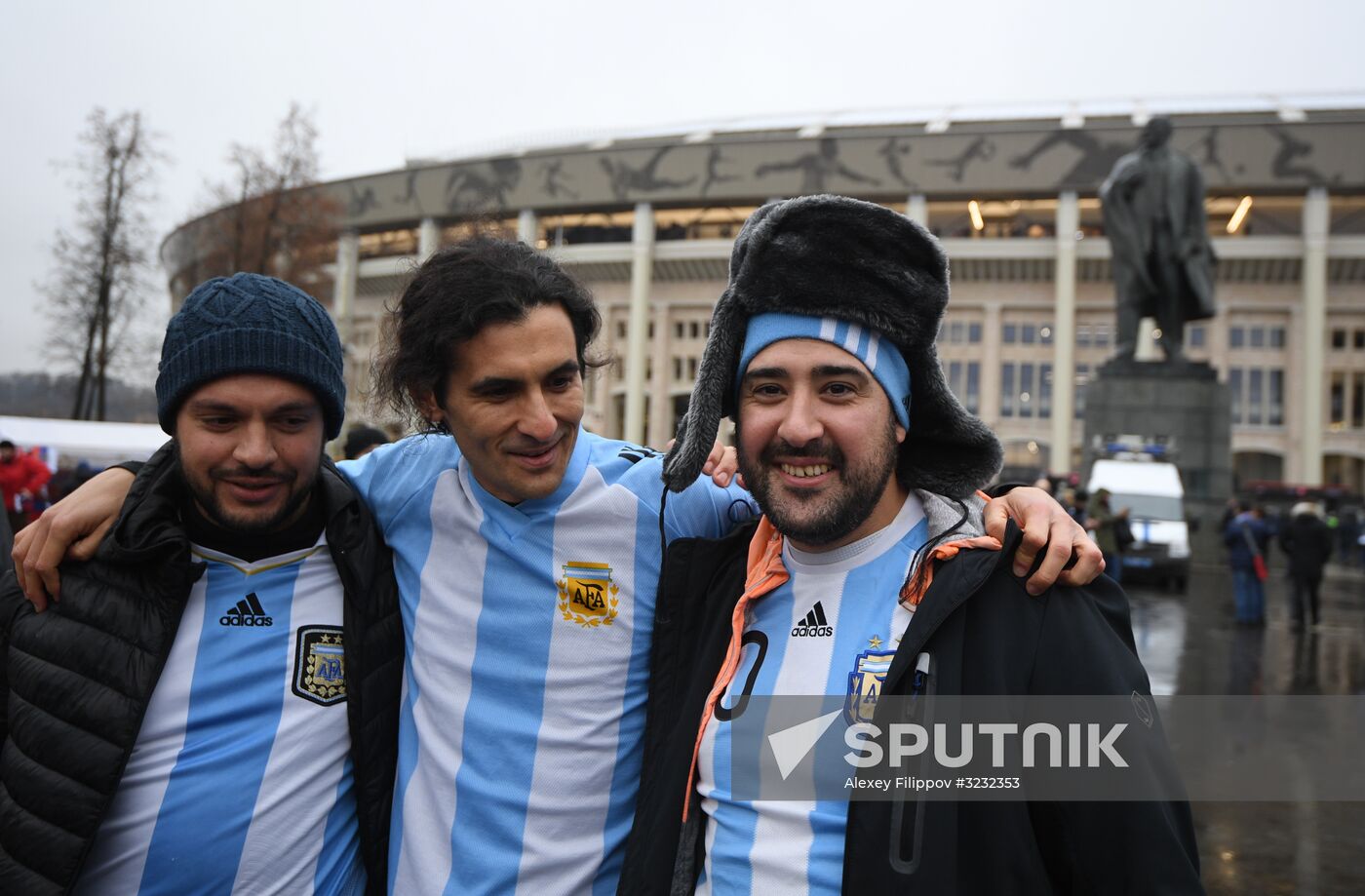 Football friendly Russia vs. Argentina