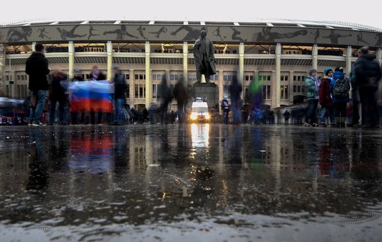 Football friendly Russia vs. Argentina