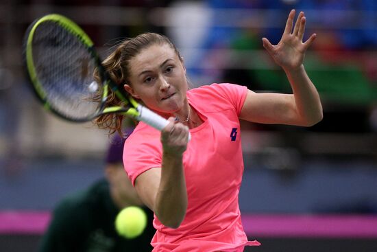 Tennis. Fed Cup final Belarus vs. USA. Day one