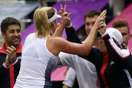 Tennis. Fed Cup final Belarus vs. USA. Day one