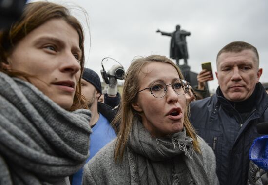 Rally For Education and Science in St. Petersburg