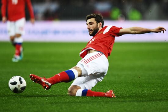 Football friendly Russia vs. Argentina