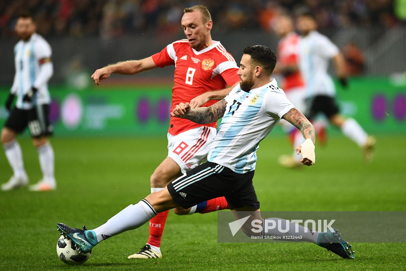 Football friendly Russia vs. Argentina