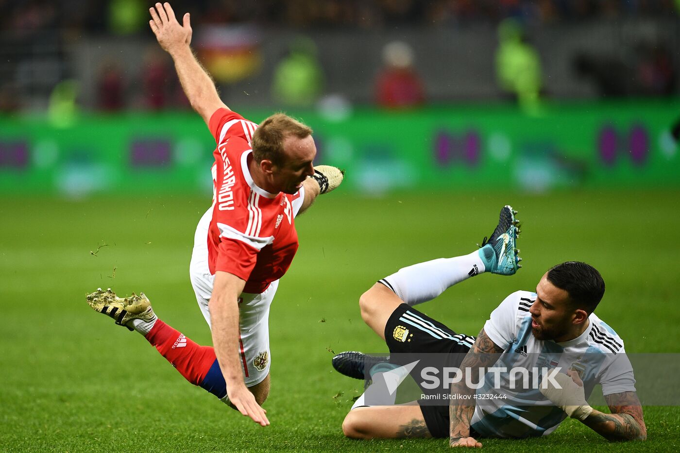 Football friendly Russia vs. Argentina