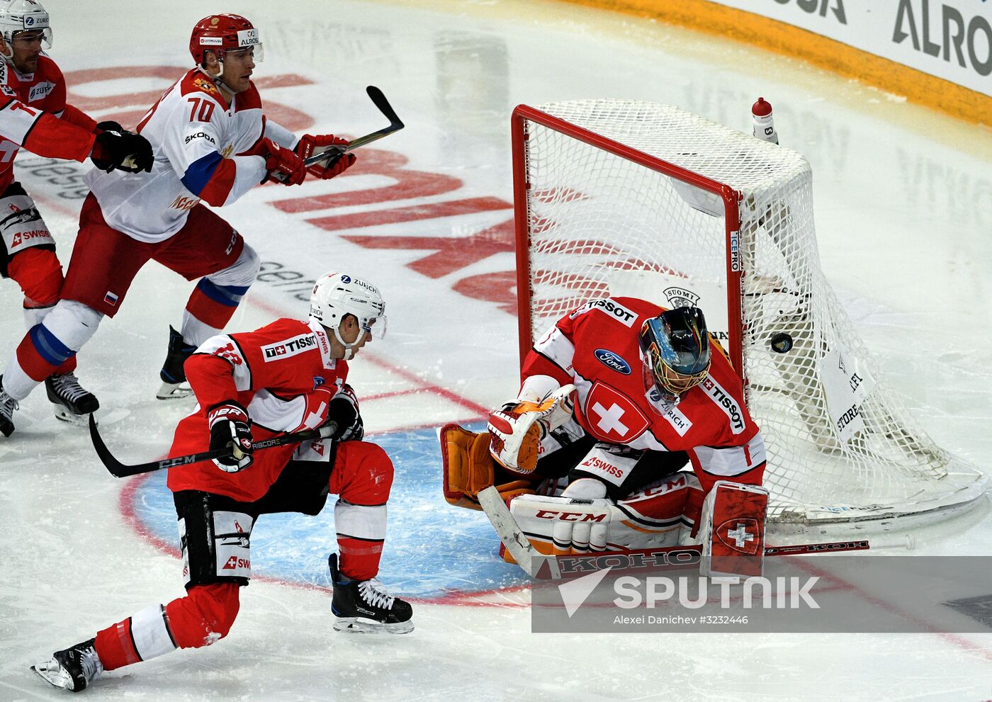 Ice hockey. Karjala Tournament. Switzerland vs. Russia