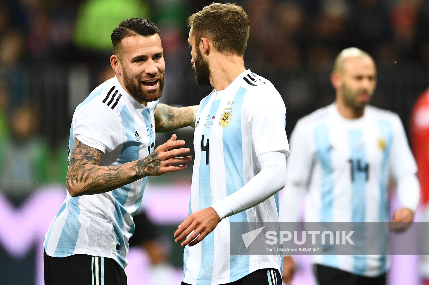 Football friendly Russia vs. Argentina