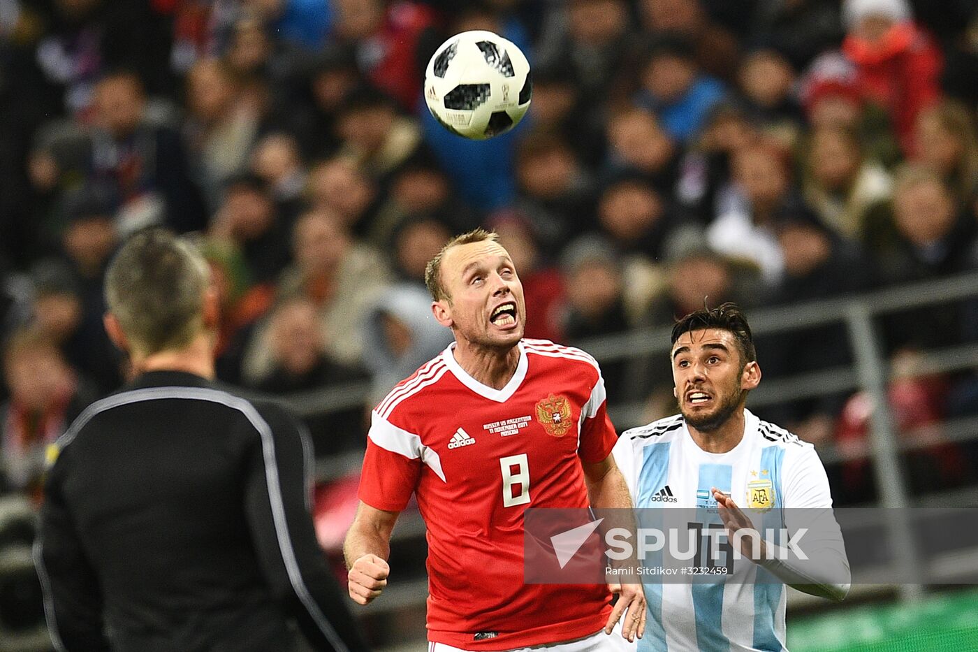 Football friendly Russia vs. Argentina