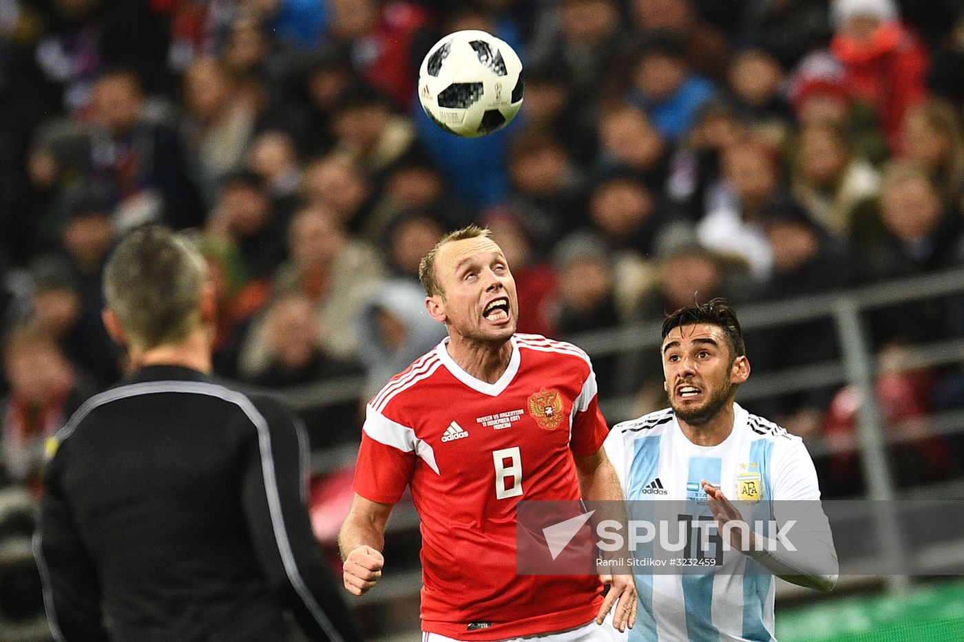 Football friendly Russia vs. Argentina