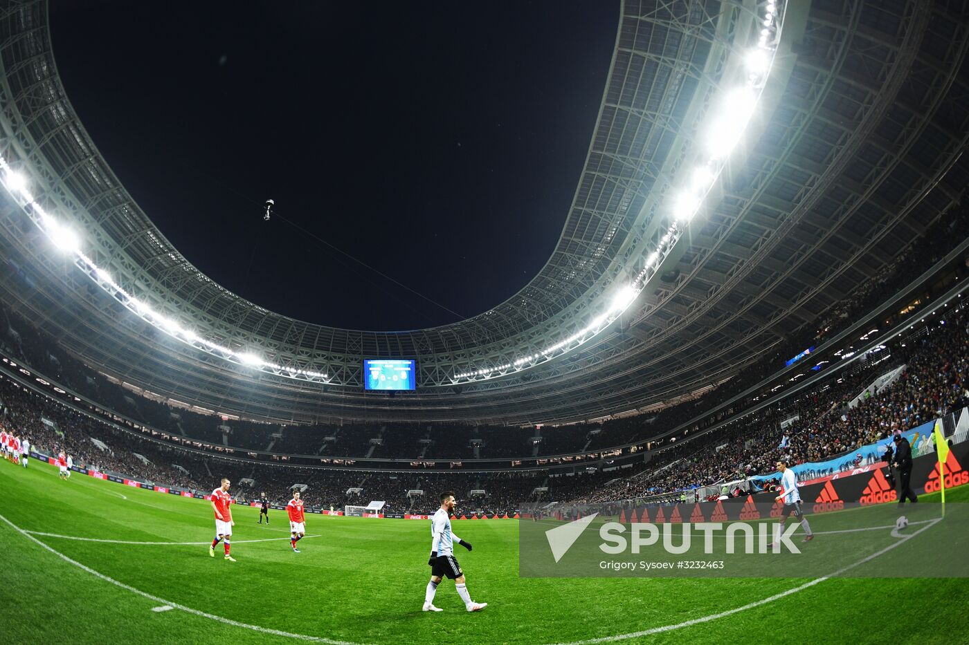 Football friendly Russia vs. Argentina