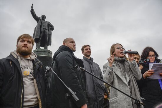Rally For Education and Science in St. Petersburg
