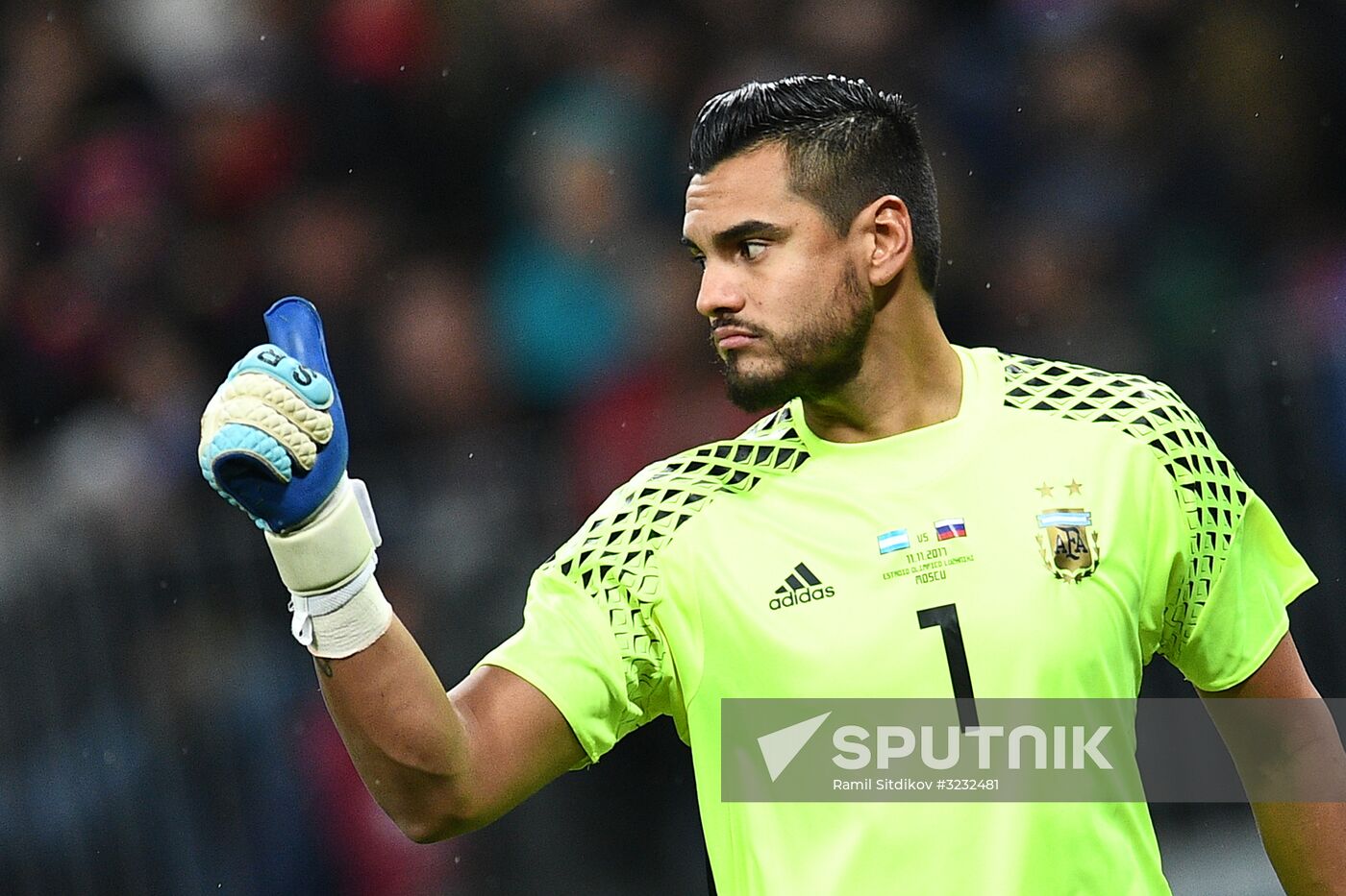 Football friendly Russia vs. Argentina