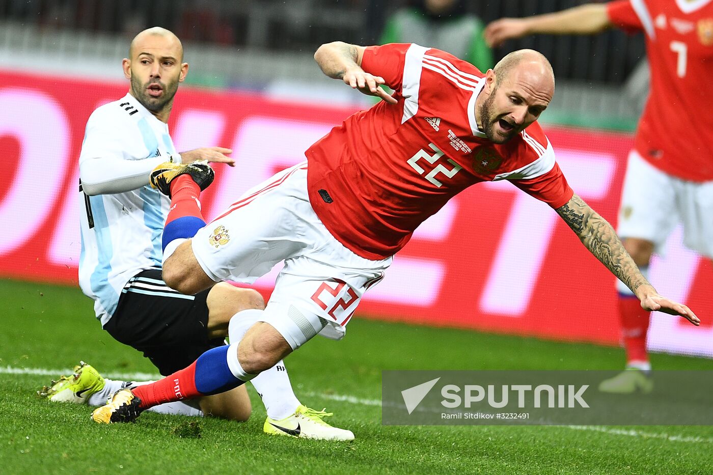 Football friendly Russia vs. Argentina