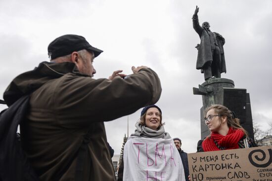 Rally For Education and Science in St. Petersburg