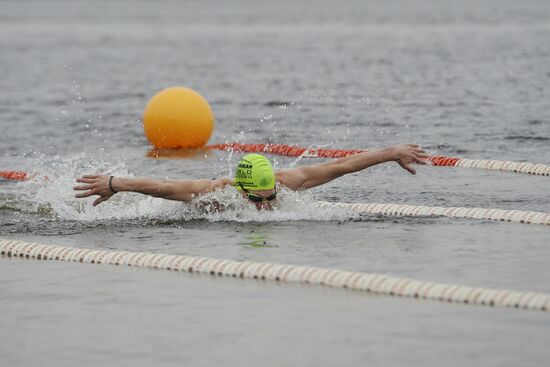 Ledostav winter swimming festival in St. Petersburg