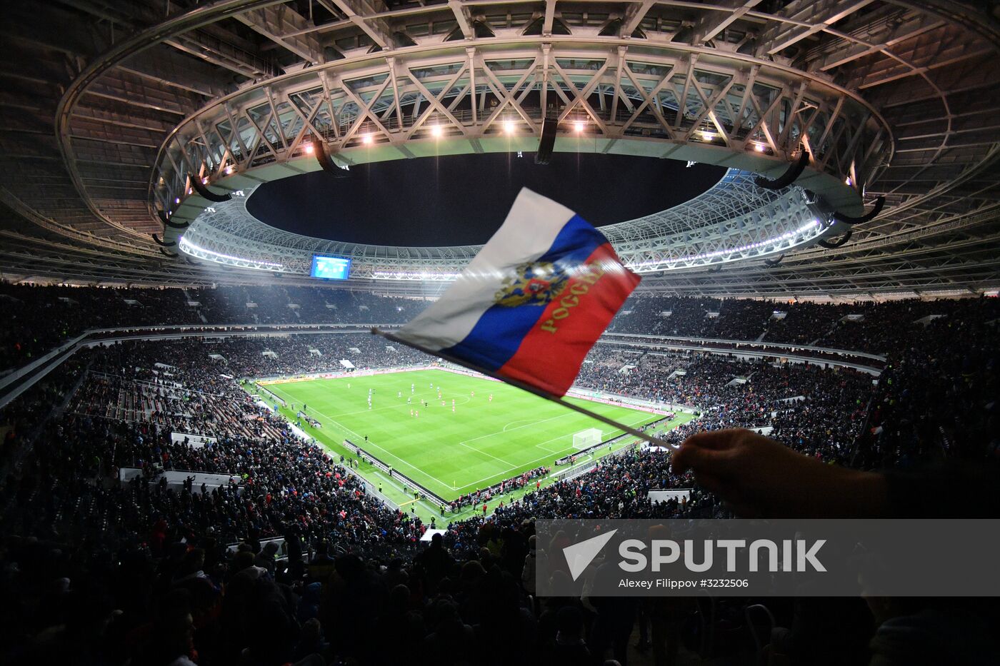 Football friendly Russia vs. Argentina