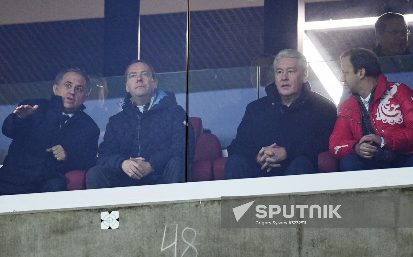 Football friendly Russia vs. Argentina