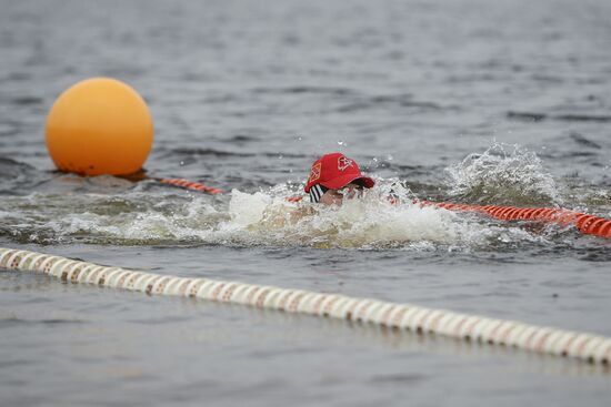 Ledostav winter swimming festival in St. Petersburg