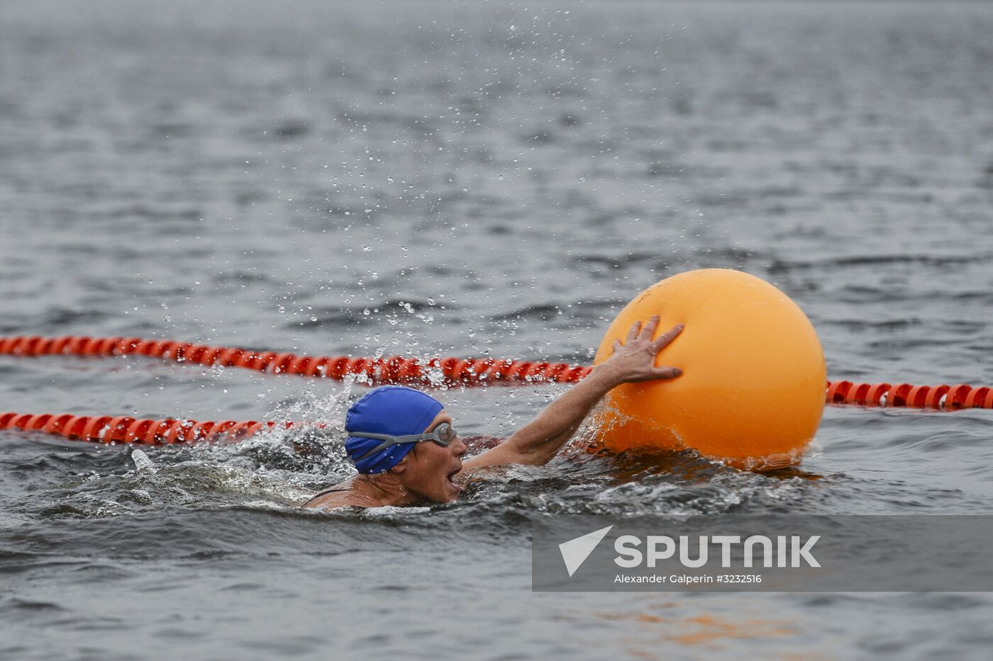 Ledostav winter swimming festival in St. Petersburg