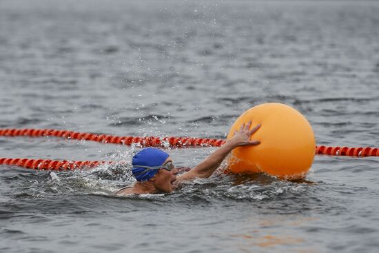 Ledostav winter swimming festival in St. Petersburg