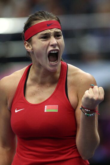Tennis. Fed Cup final Belarus vs. USA. Day one