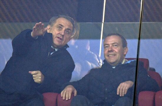 Football friendly Russia vs. Argentina